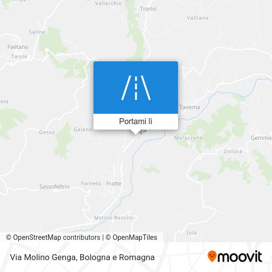 Mappa Via Molino Genga