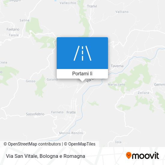 Mappa Via San Vitale