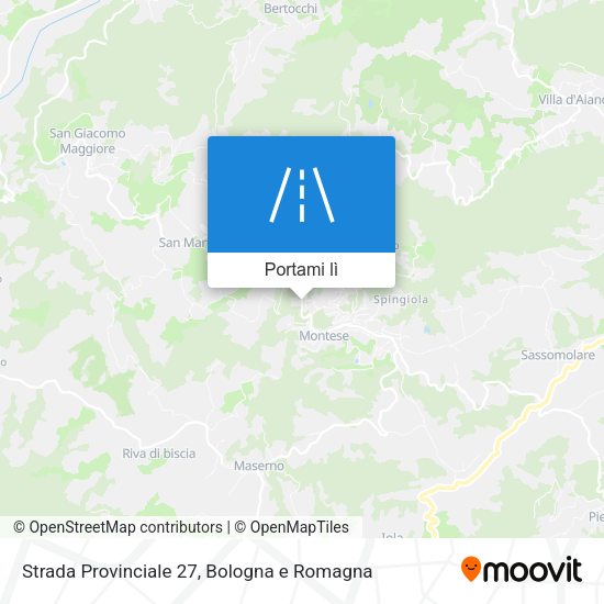 Mappa Strada Provinciale 27