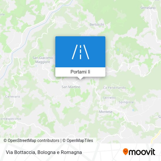 Mappa Via Bottaccia