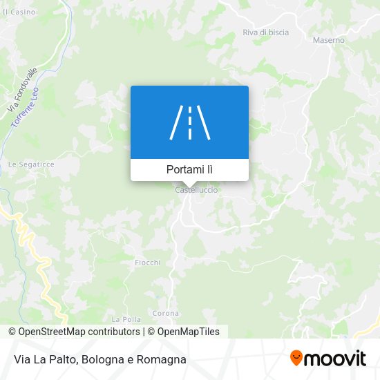 Mappa Via La Palto