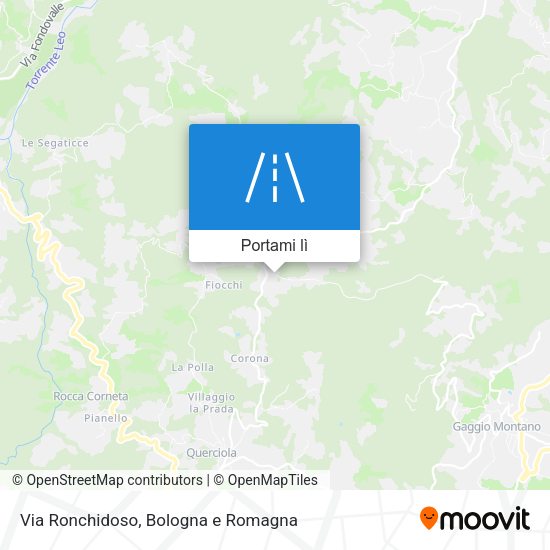 Mappa Via Ronchidoso