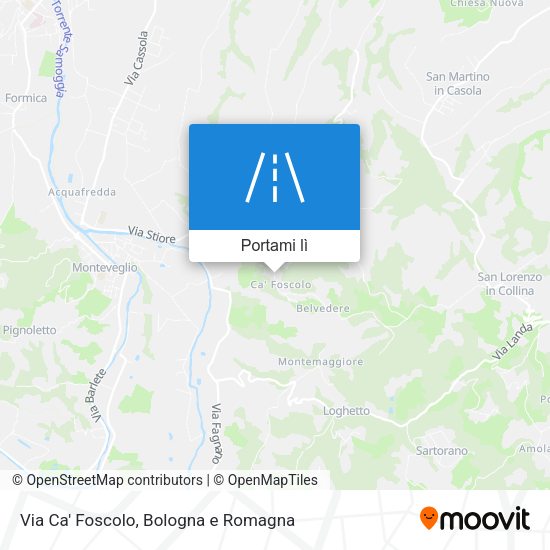 Mappa Via Ca' Foscolo