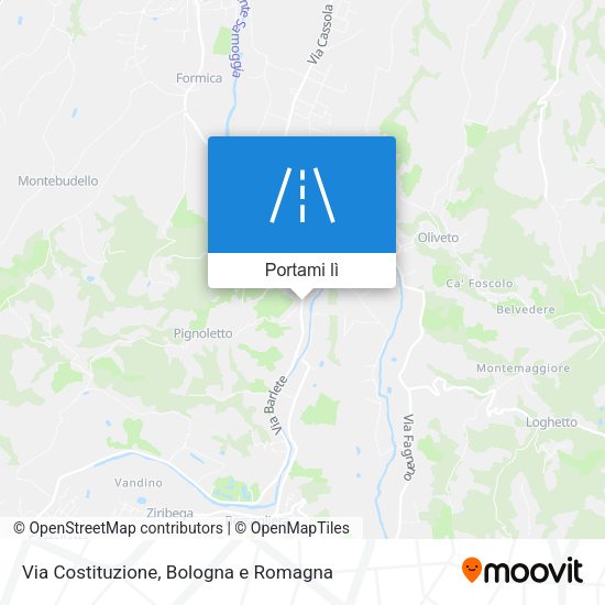 Mappa Via Costituzione