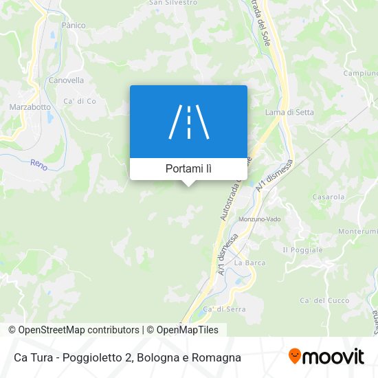 Mappa Ca Tura - Poggioletto 2