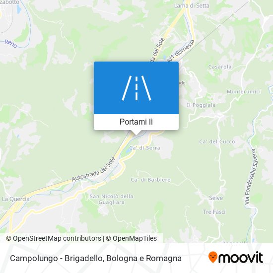 Mappa Campolungo - Brigadello