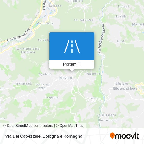 Mappa Via Del Capezzale
