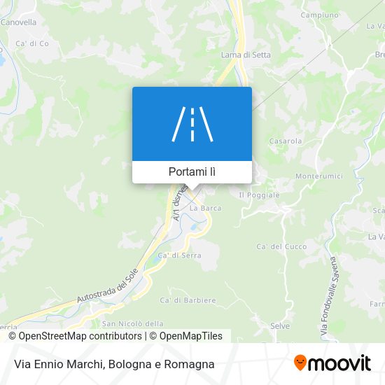 Mappa Via Ennio Marchi
