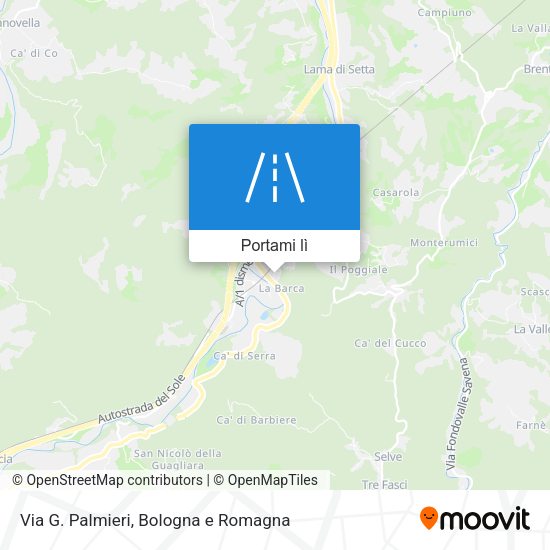 Mappa Via G. Palmieri