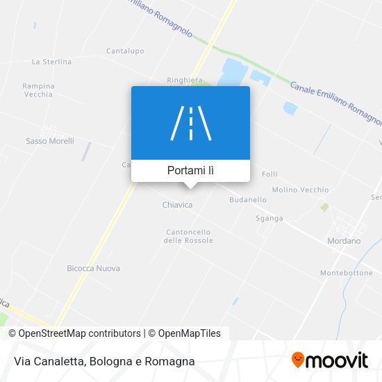 Mappa Via Canaletta