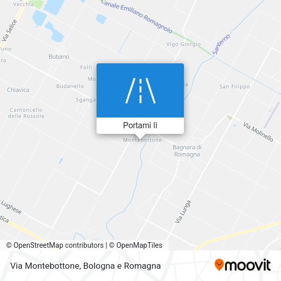 Mappa Via Montebottone