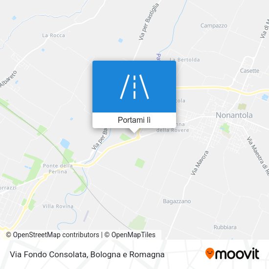 Mappa Via Fondo Consolata