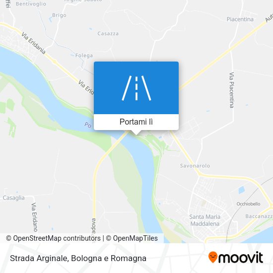 Mappa Strada Arginale