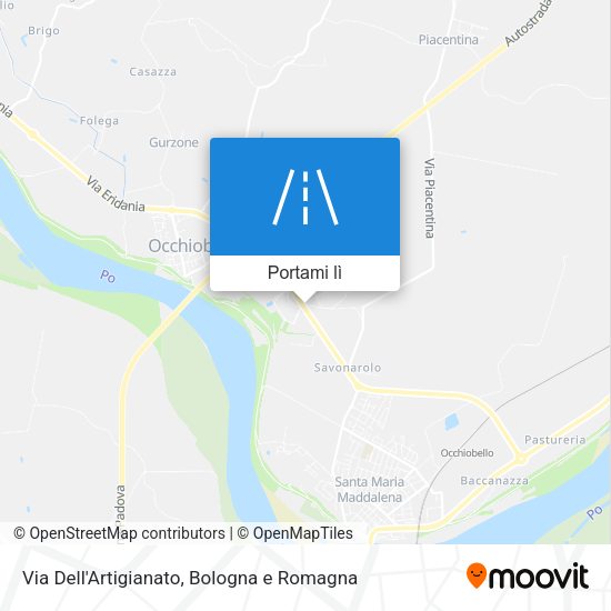 Mappa Via Dell'Artigianato
