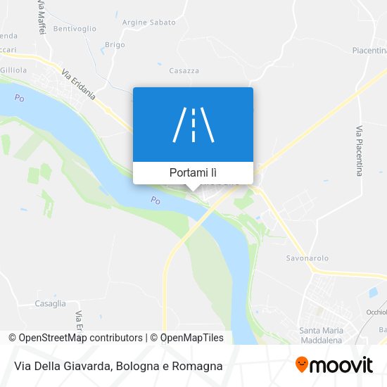 Mappa Via Della Giavarda