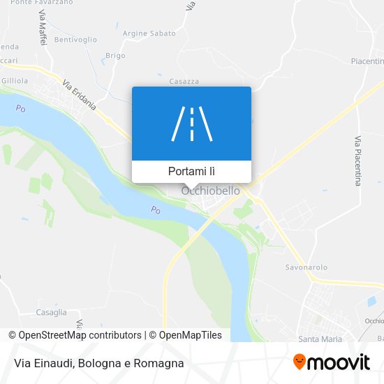 Mappa Via Einaudi