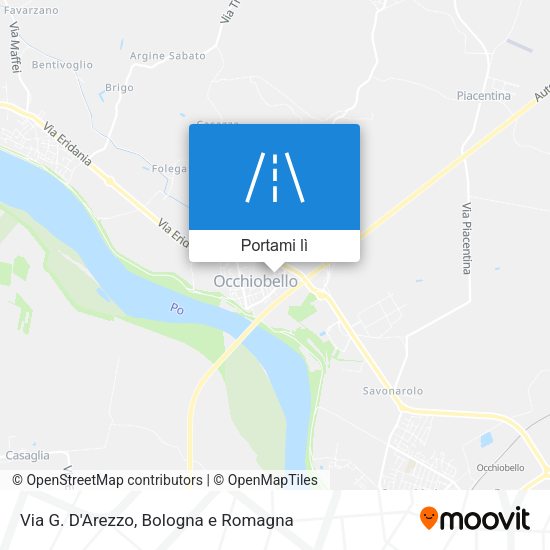 Mappa Via G. D'Arezzo