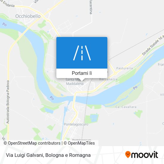 Mappa Via Luigi Galvani