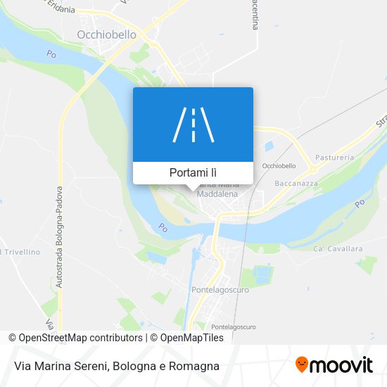 Mappa Via Marina Sereni