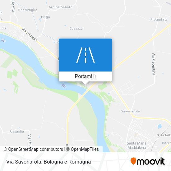 Mappa Via Savonarola