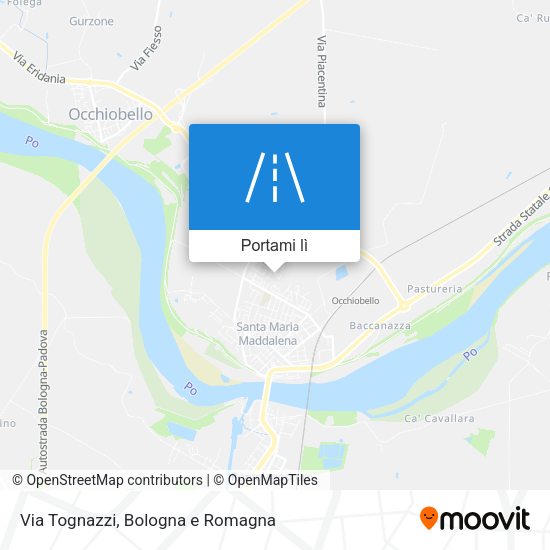 Mappa Via Tognazzi