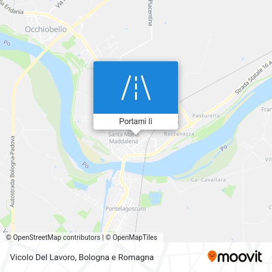 Mappa Vicolo Del Lavoro