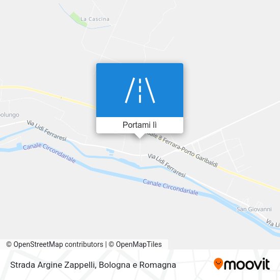 Mappa Strada Argine Zappelli