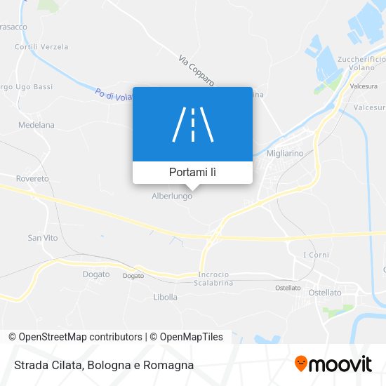 Mappa Strada Cilata