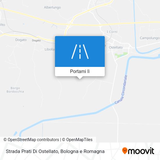 Mappa Strada Prati Di Ostellato