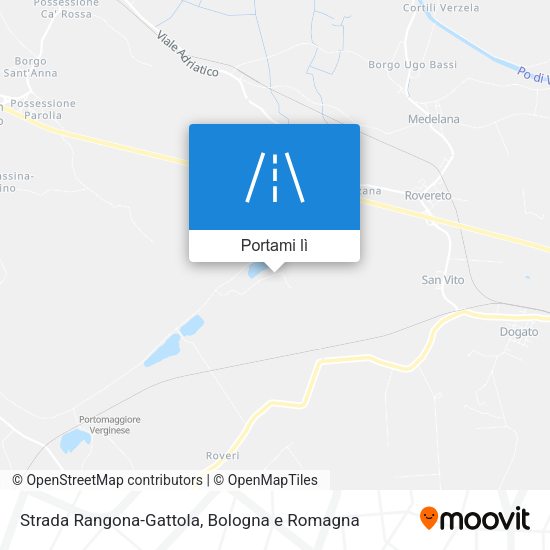 Mappa Strada Rangona-Gattola