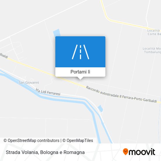 Mappa Strada Volania