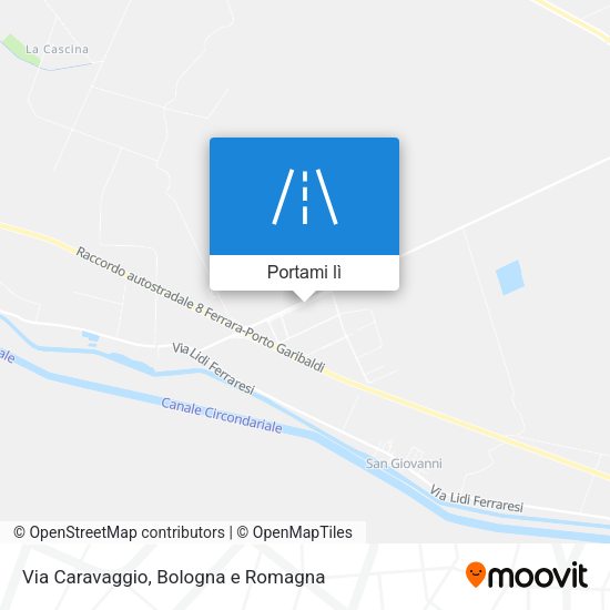 Mappa Via Caravaggio