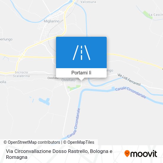 Mappa Via Circonvallazione Dosso Rastrello