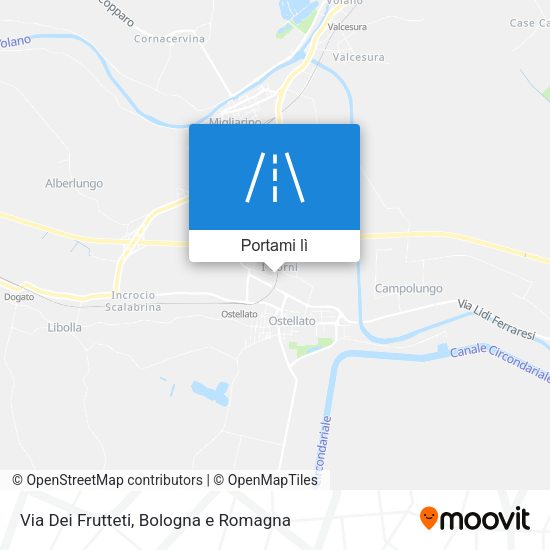Mappa Via Dei Frutteti
