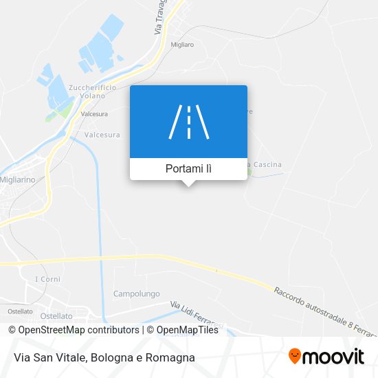 Mappa Via San Vitale
