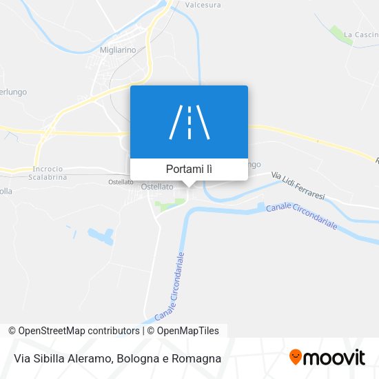 Mappa Via Sibilla Aleramo