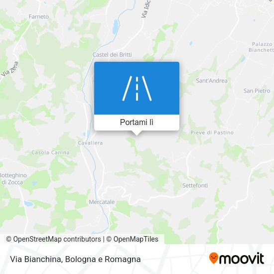 Mappa Via Bianchina