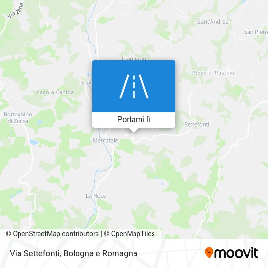 Mappa Via Settefonti