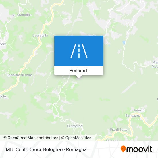 Mappa Mtb Cento Croci