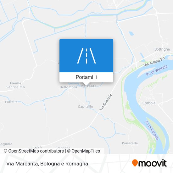 Mappa Via Marcanta