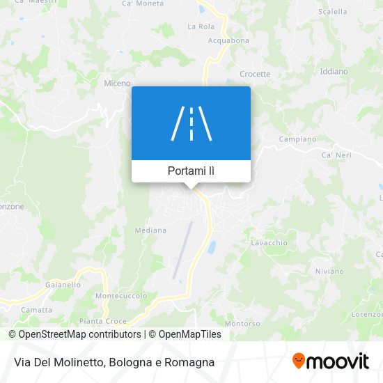 Mappa Via Del Molinetto