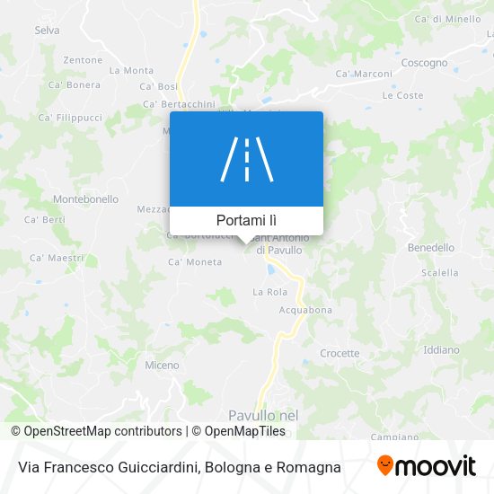Mappa Via Francesco Guicciardini
