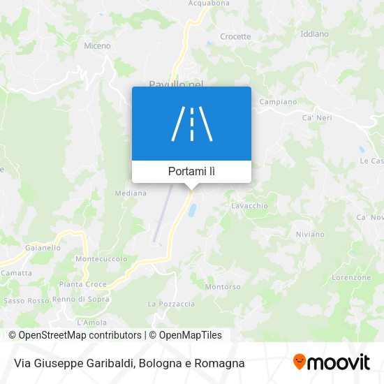 Mappa Via Giuseppe Garibaldi