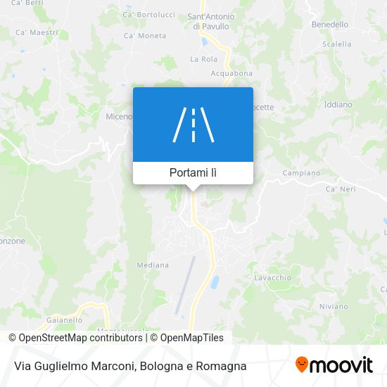 Mappa Via Guglielmo Marconi