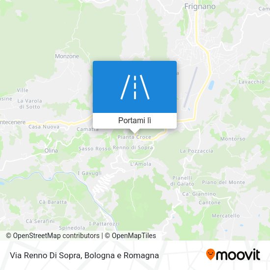 Mappa Via Renno Di Sopra
