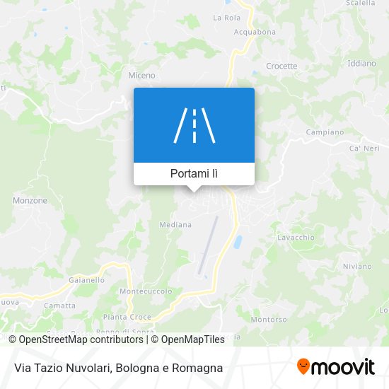 Mappa Via Tazio Nuvolari