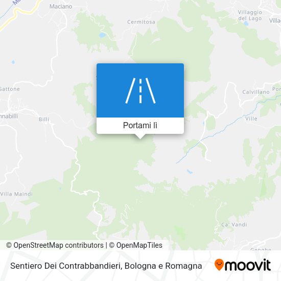 Mappa Sentiero Dei Contrabbandieri