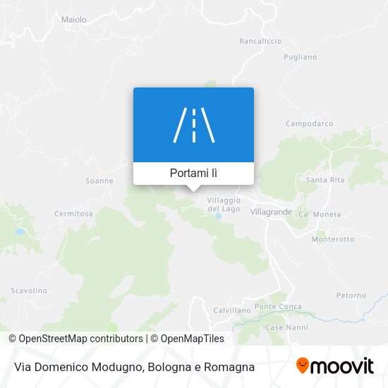 Mappa Via Domenico Modugno