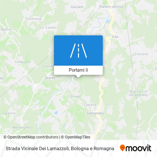 Mappa Strada Vicinale Dei Lamazzoli