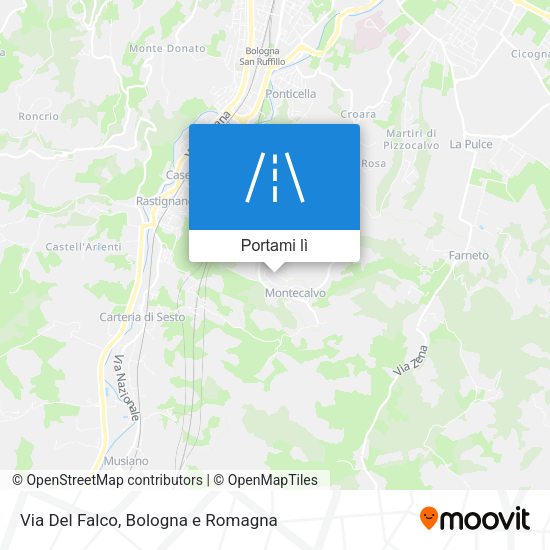 Mappa Via Del Falco